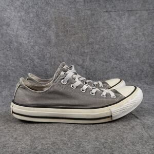 Converse Shoes Womens 9.5 Sneakers All Star Casual Canvas Gray Lace Up Trainers